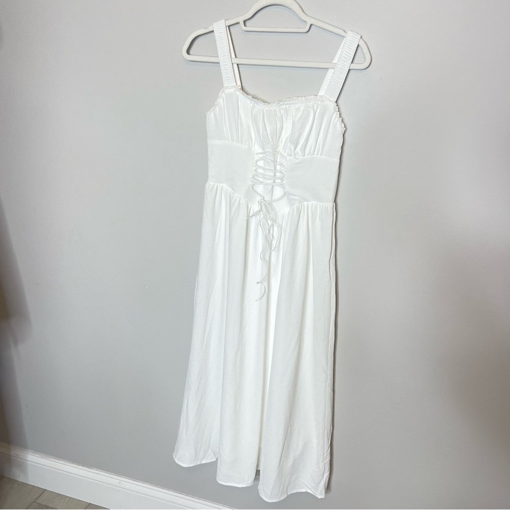 NWT Commense Milkmaid Midi Dress - Picture 9 of 9